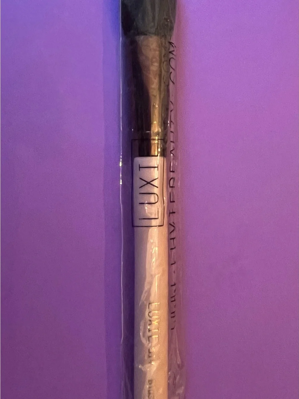 Luxie Pink and White Makeup Brush Set - Professional Face & Eye Brushes